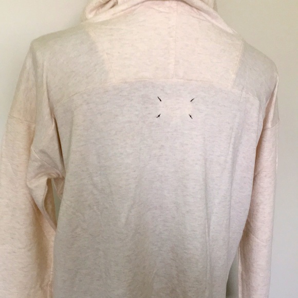 Lou & Grey Hi-Lo Notched Hem Hoodie, size Small ❤️ - Picture 7 of 13